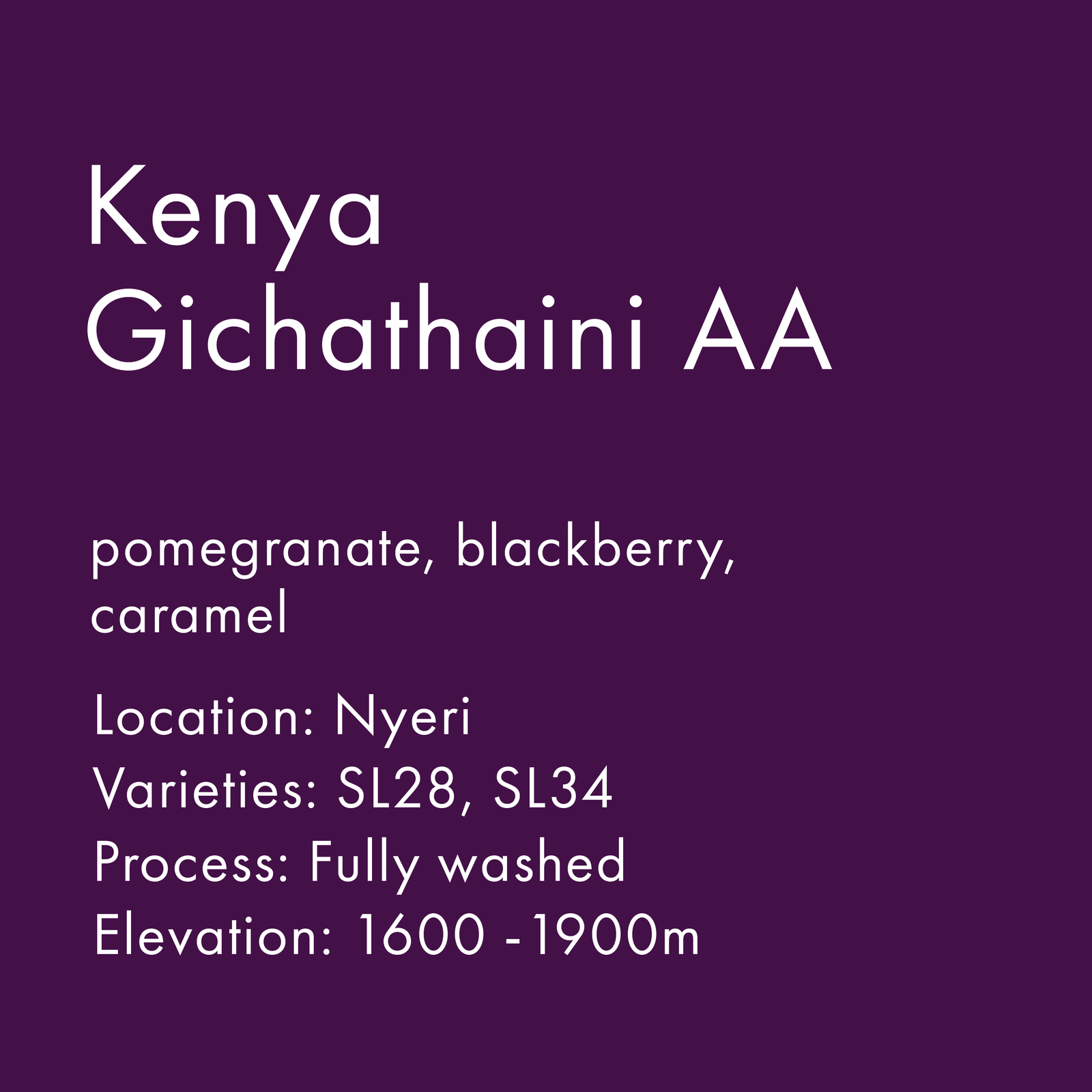 Kenya Gichathaini AA – Heart Coffee Roasters
