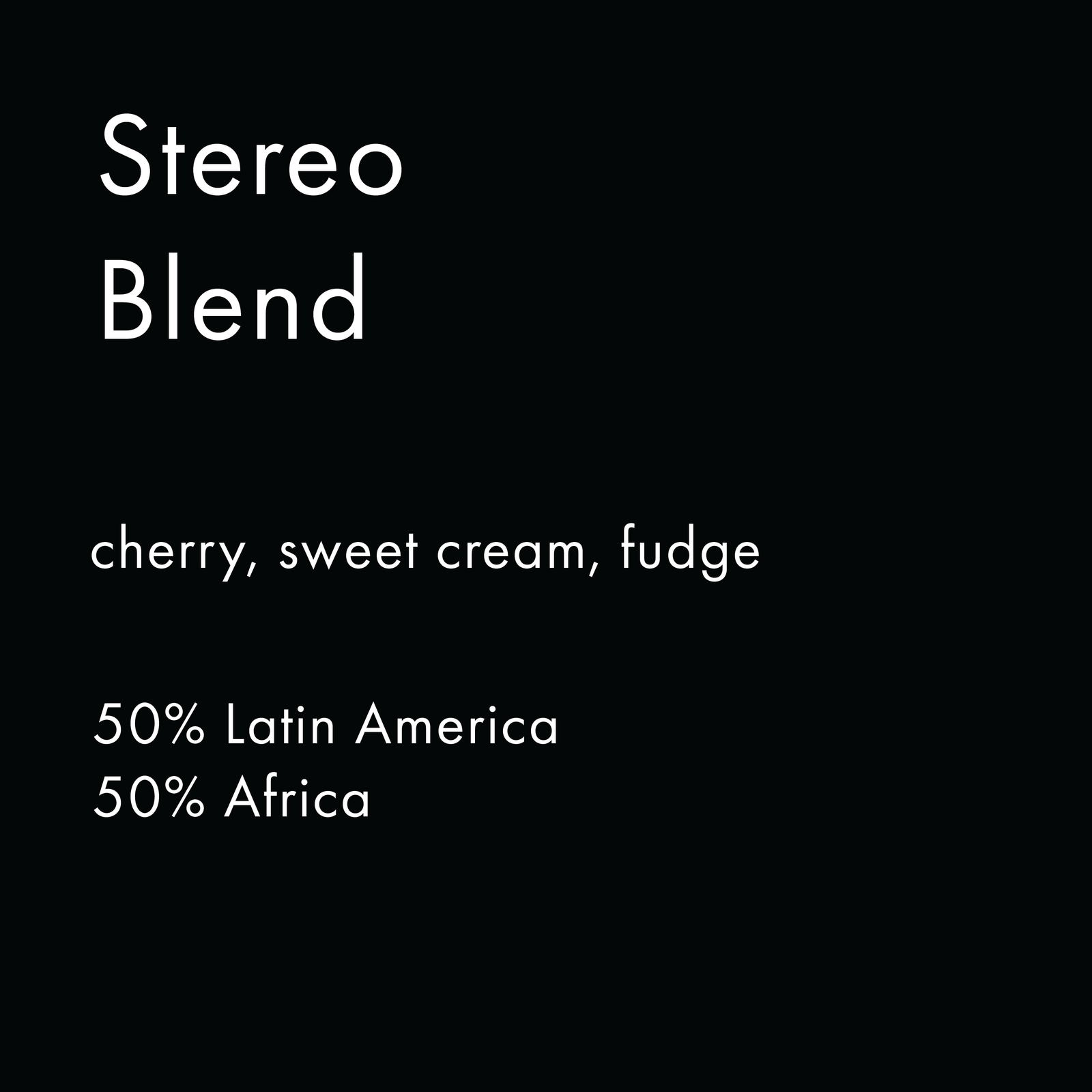 Stereo Seasonal Blend – Heart Coffee Roasters