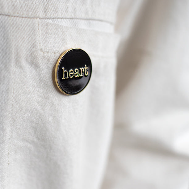 heart lapel pin